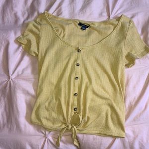 Yellow American Eagle top
